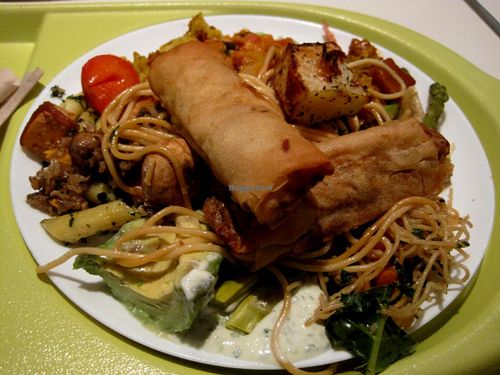 Plate at Resto Vego in Montreal