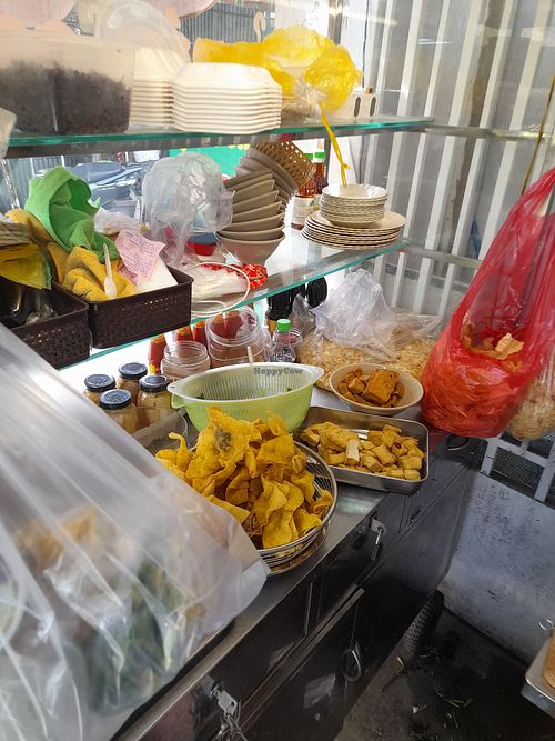 The stall facing out at Hủ Tiếu Chay Thiên Duyên in Ho Chi Minh City