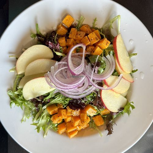 Autumn Salad without bleu cheesee  at Sand Bar and Grill in Middleville