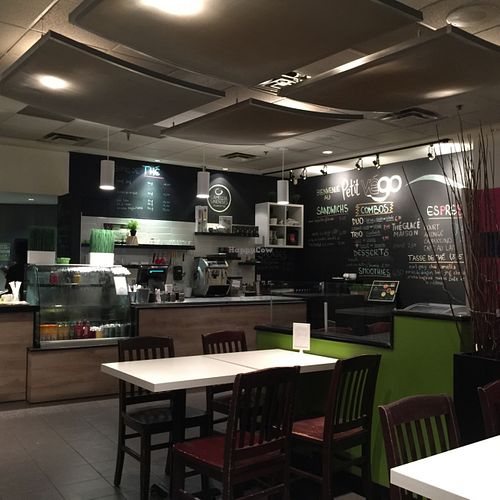 menu board  at Resto Vego - McGill College in Montreal