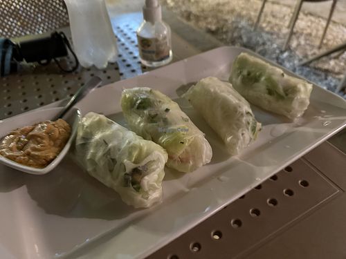 Fresh wraps  at Pho King in Cabarete