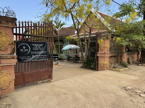 Outsidee  at The Caff in Battambang