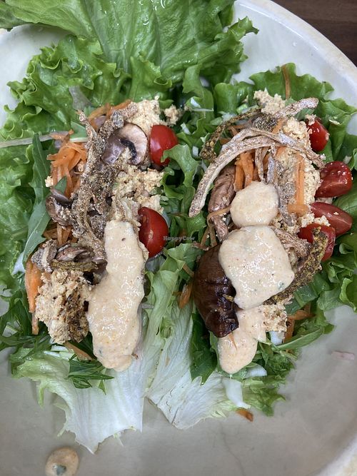 Today’s salad - so many flavors!  at Kiko's Raw Vegan Cafe & Restaurant in Kyoto