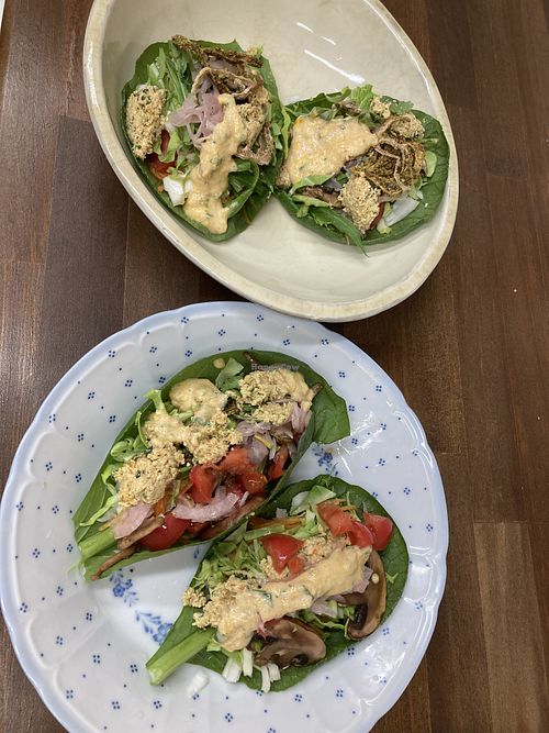   at Kiko's Raw Vegan Cafe & Restaurant in Kyoto