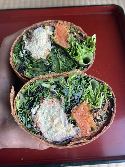   at Kiko's Raw Vegan Cafe & Restaurant in Kyoto