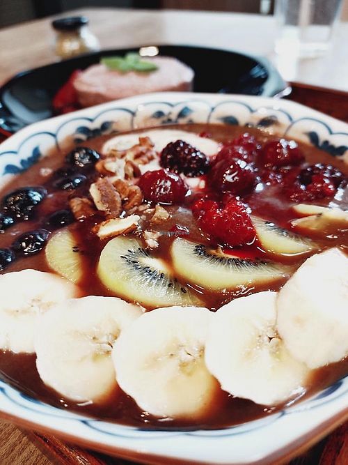   at Kiko's Raw Vegan Cafe & Restaurant in Kyoto