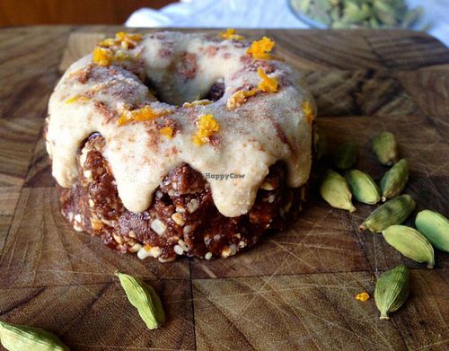 Raw Almond Cardamon Mini Bundt Cake! at Black Currant in Brooklyn
