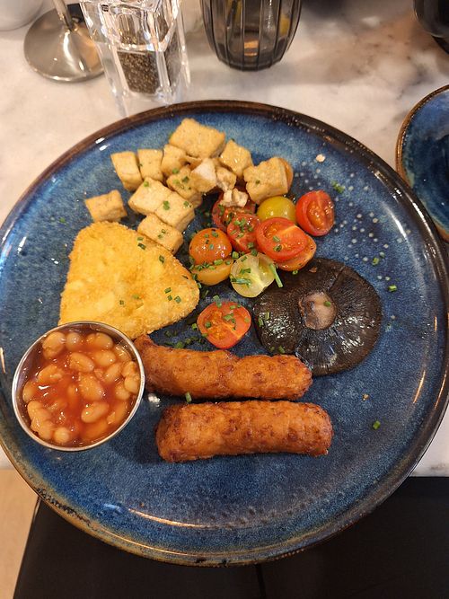 Plant powered breakfast - vegan at Gooseberry Cafe in Longford