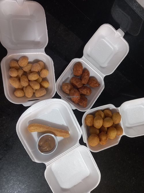 Mini porções degustação at Salgados Rango Bentô in Guarulhos