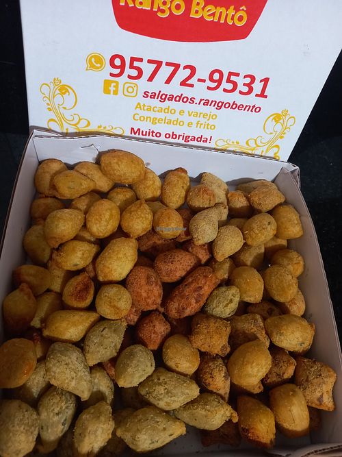 Box misto salgados veg at Salgados Rango Bentô in Guarulhos