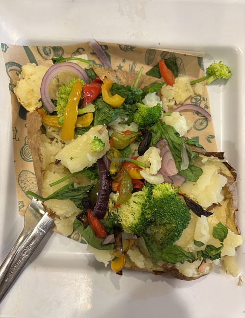 veggie spud (no cheese, no butter)! at McAlister's Deli in Arnold