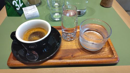 Long black coffee at Punched Coffee in Cebu