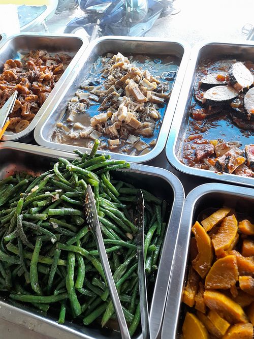 Com chay selection at Quán chay Phát Tâm in Ho Chi Minh City