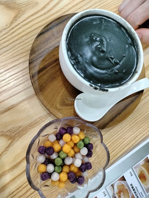 Sesame based dessert at Almond Natural in Hong Kong Island