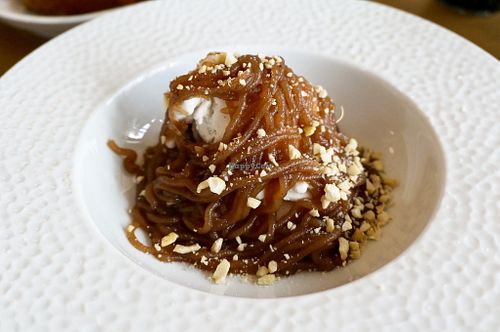 Mont-Blanc Fuji at Maora Restaurant - Batignolles in Paris