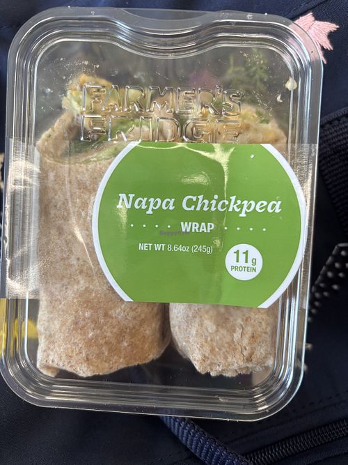 Napa chickpea wrap  at STL - Farmer's Fridge - Gate C3 & A17 in St Louis