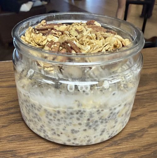 blueberry chia overnight oats!  at STL - Farmer's Fridge - Gate C3 & A17 in St Louis