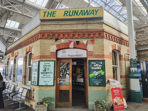 Outside. at The Runaway  in Lewes
