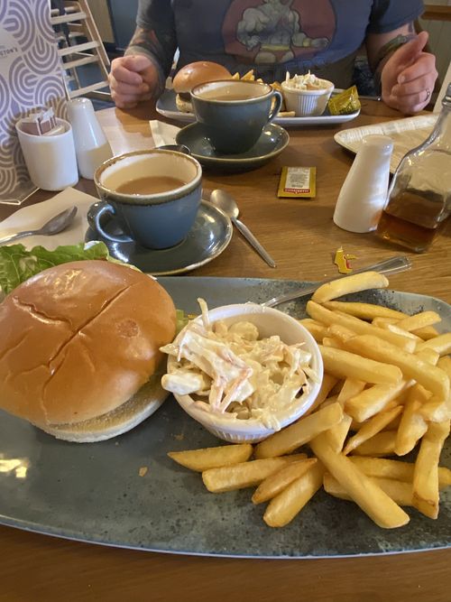 Moving mountains burger   at Wellington's Café & Bistro  in Tickhill