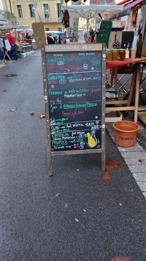 stall where you get the galette (near neo bakery) at Marché de Céret in Ceret