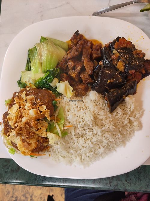 Vegan special at Eethuis Kolintang in Utrecht
