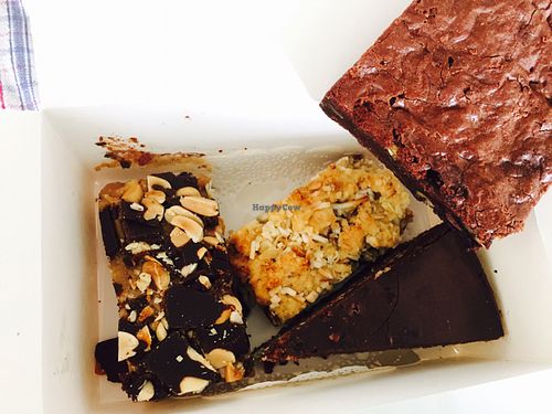 cakes at Bliss Organic Garden Cafe in Adelaide