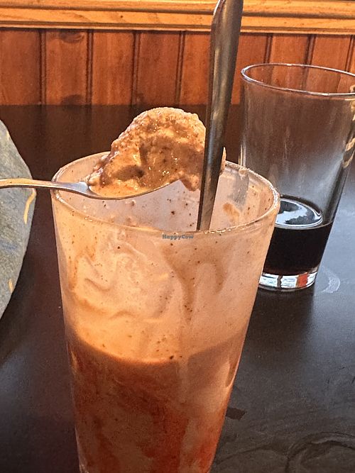 Vegan strawberry shake with Oreos   at Hudson's Classic Grill & Bar in Marquette