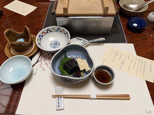 Vegan course   at Umenohana - Honmachi in Osaka