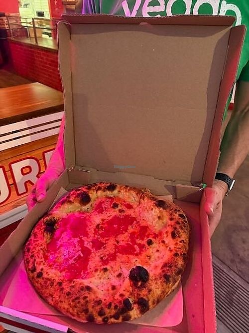 Vegan Cheeze after dark at Speak Cheezy in Long Beach