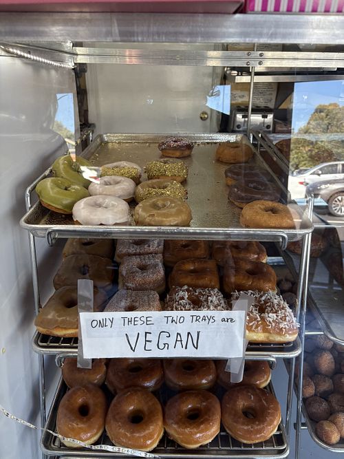   at Chuck's Donuts in Redwood City