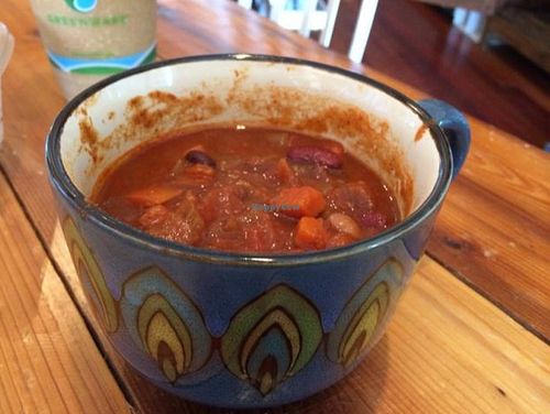 veg chili at The Bee in West Palm Beach