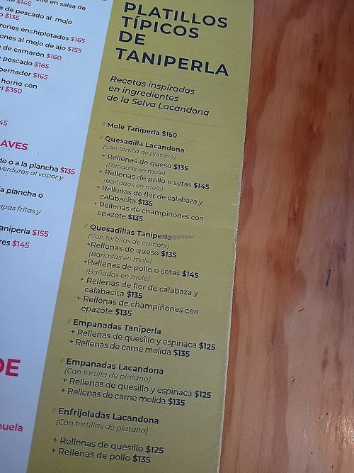  at Restaurante Taniperla in San Cristobal De Las Casas