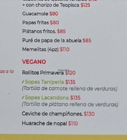   at Restaurante Taniperla in San Cristobal De Las Casas