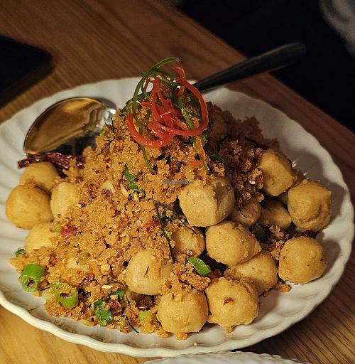 this tofu dish was great at Hause Rooftop Senopati in Jakarta