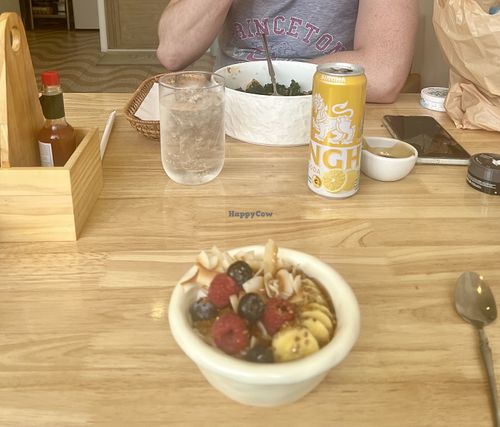 Coconut Greek yoghurt with lots of sprinkles & drizzles    at Bliss Cafe in Phuket