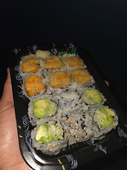 Amazing vegan sushi at Pandang  in South Orange