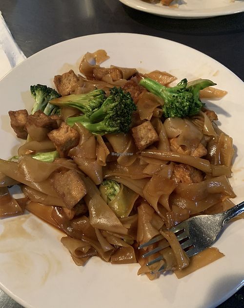 pad see ew, with tofu & no egg  at Thai Kitchen in Austin