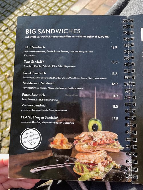 Sandwiches at Café - Lounge - Bar Mocca in Bad Oldesloe