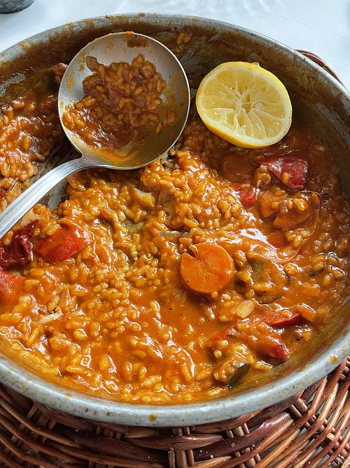 Arroz caldoso  at Restaurante La Casa del Pregonero in Chinchon
