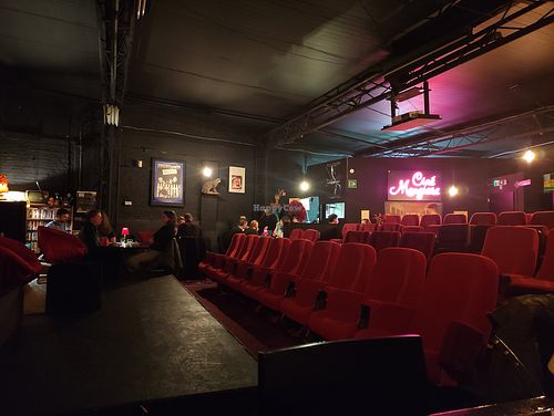 Cinema at Ciné Mangiare in Ghent