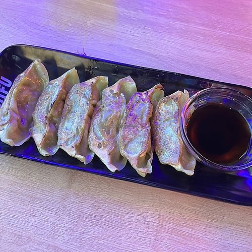 Gyozas vegetales a la planta  at Ramen Shifu in Badajoz
