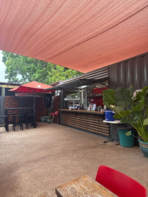 Outdoor   at Spilled the Beans Cafe in Kununurra