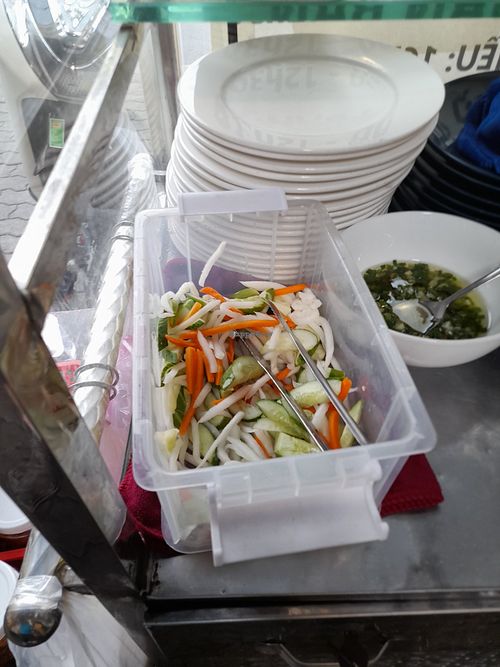 Vegan ingredients at Hana quán chay in Ho Chi Minh City