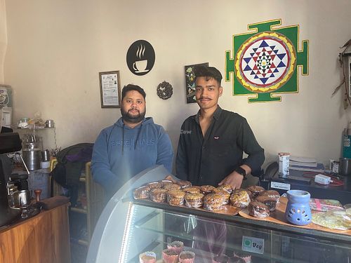 Super friendly staff😄 at Satvik Cafe in Rishikesh