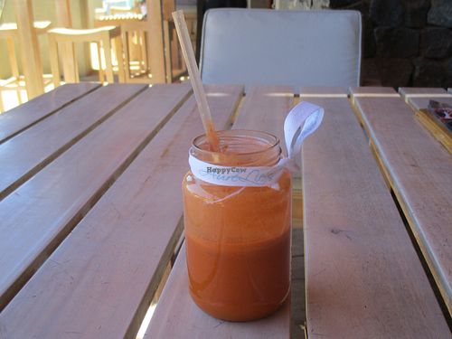 Clear Sinus, this time the 330ml version - the highlight of Aurélie's is really the huge variety of veggie & fruit juices. at Aurelie's Health and Lifestyle Cafe in Johannesburg