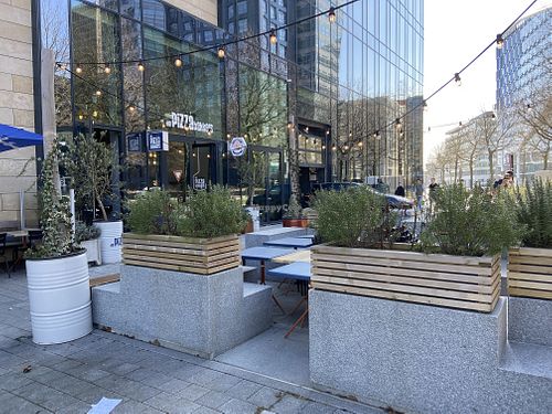 Outside (large terrace)  at De Pizzabakkers - Zuidas in Amsterdam
