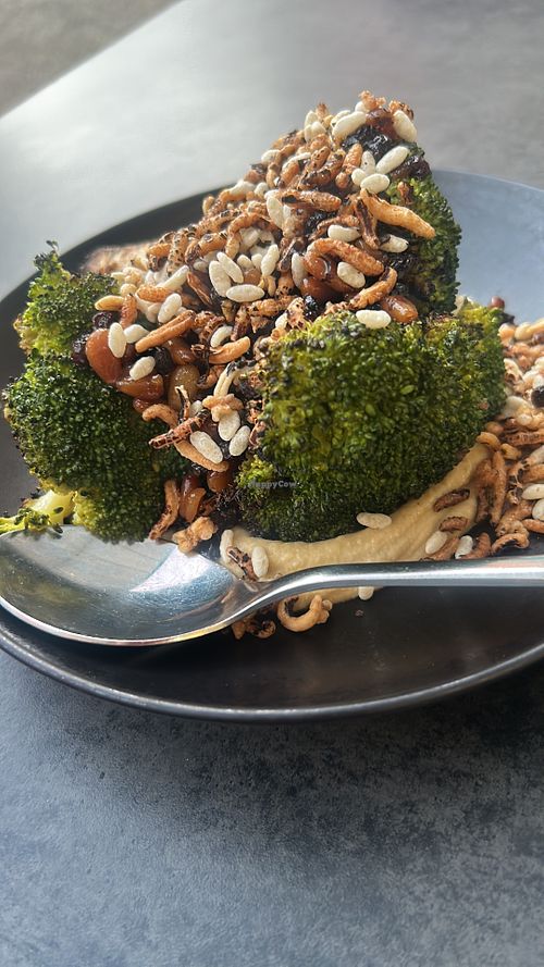 Chargrilled broccoli   at Bright Tank Brewing Co in East Perth