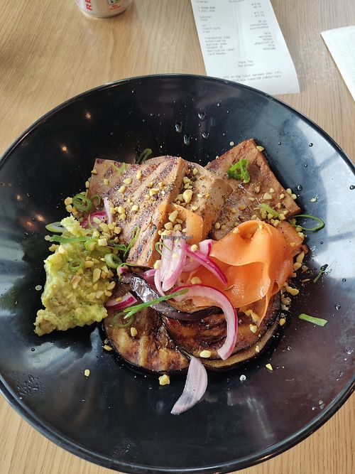 Vegan bowl at Orani Food Café Restaurant in Dublin