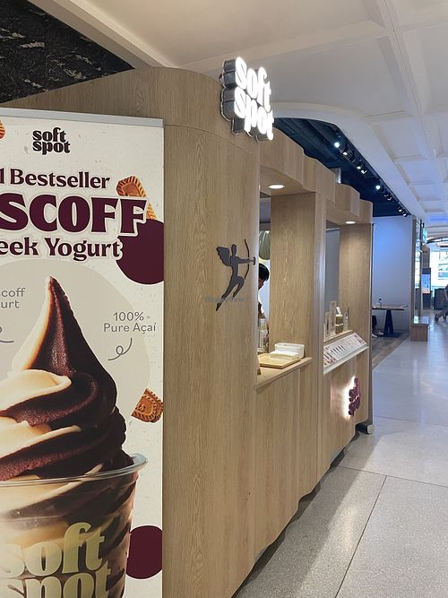 Soft serve acai inside shopping center   at Soft Spot Açaí  in Bangkok