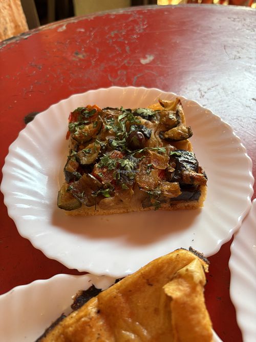 Ratatouille - also a local dish!  at Chez Rene Socca in Nice